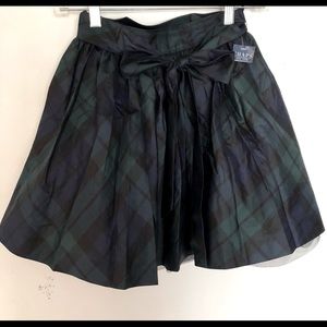 CHAPS Plaid Dress Skirt size 7 NWT